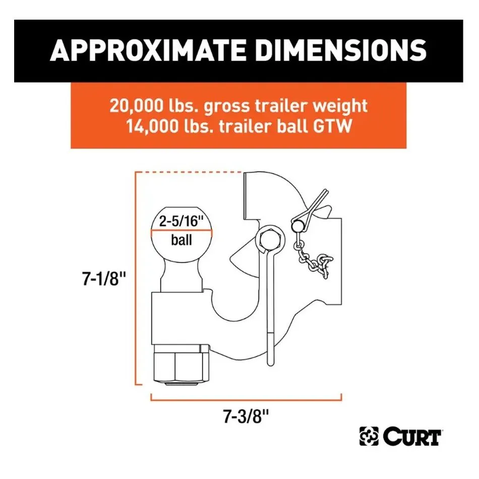 10 TON COMBO BALL 2-5/16